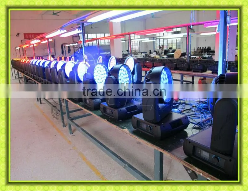 37pcs 12W rgbw 4 in 1 led brightness moving head zoom