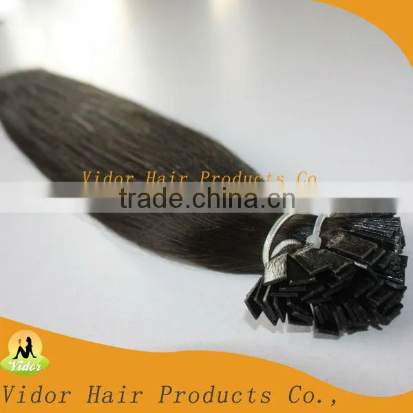 Factory 0.7g Strand Piano Color Flat Tip Brazilian Hair Extensions
