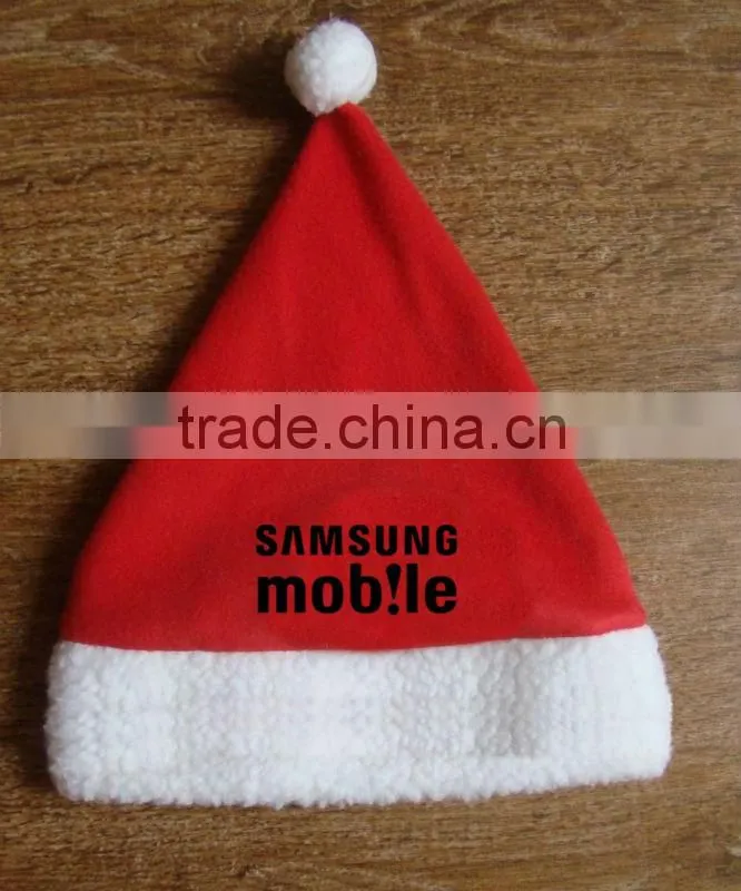 100% polyester felt christmas hat