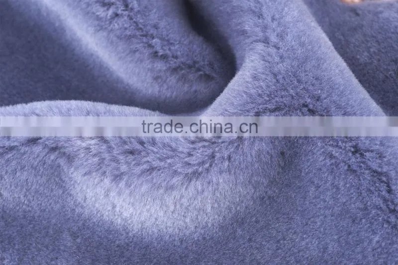 Super hot china factory plain soft wool plush