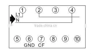 Single phase electronic kWh meter