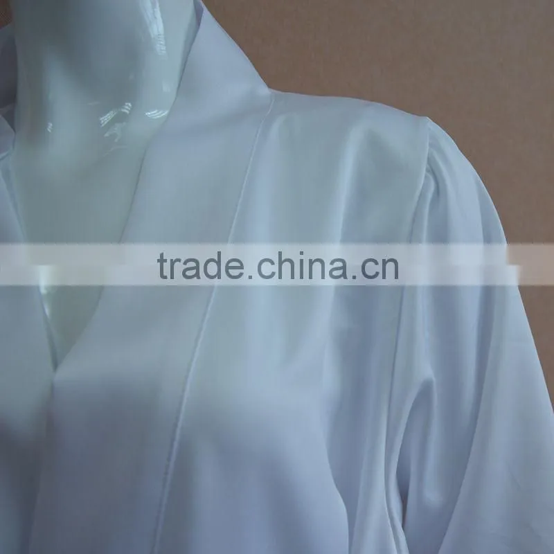 Fashion Women's Short Kimono Satin Silk Bridesmaid Robe