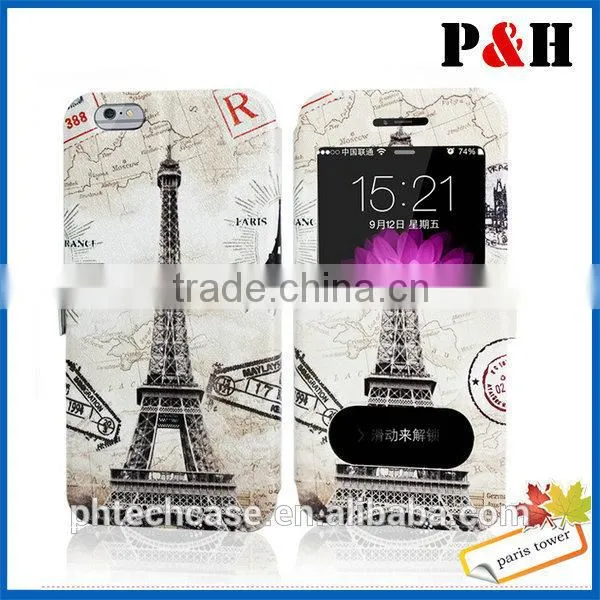 2015 hot sale for iphone 6 leather case, for iphone case