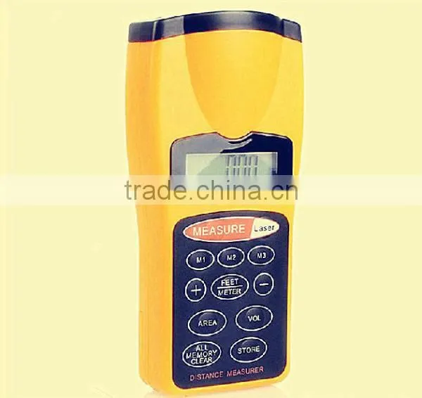 Digital Ultrasonic Distance Meter with laser pointer for Measuring Distance