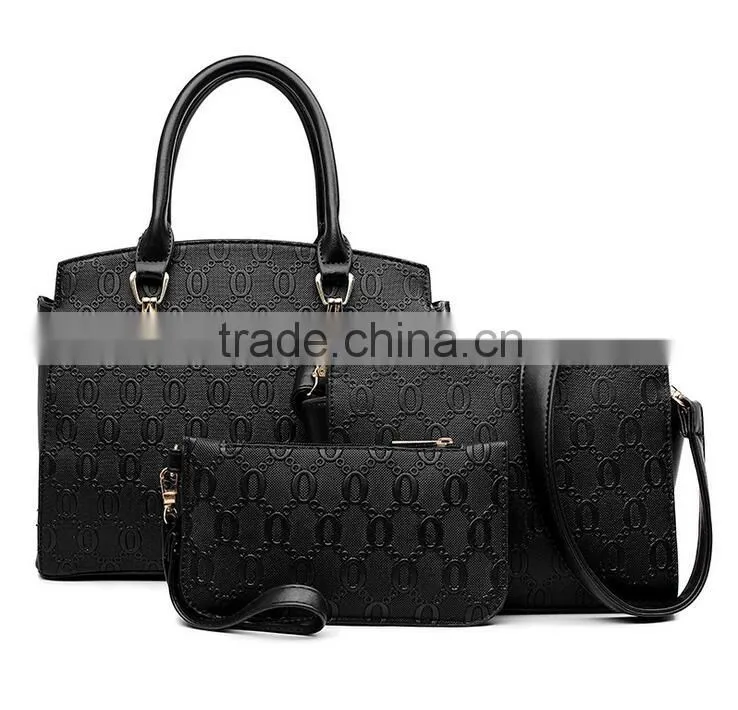 High Quality PU Handbag Crossbody Bag And Purse Set Western Handbag