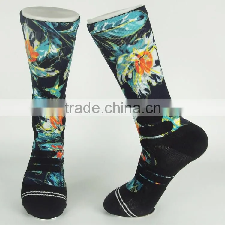Sublimation Blank White Elite Socks