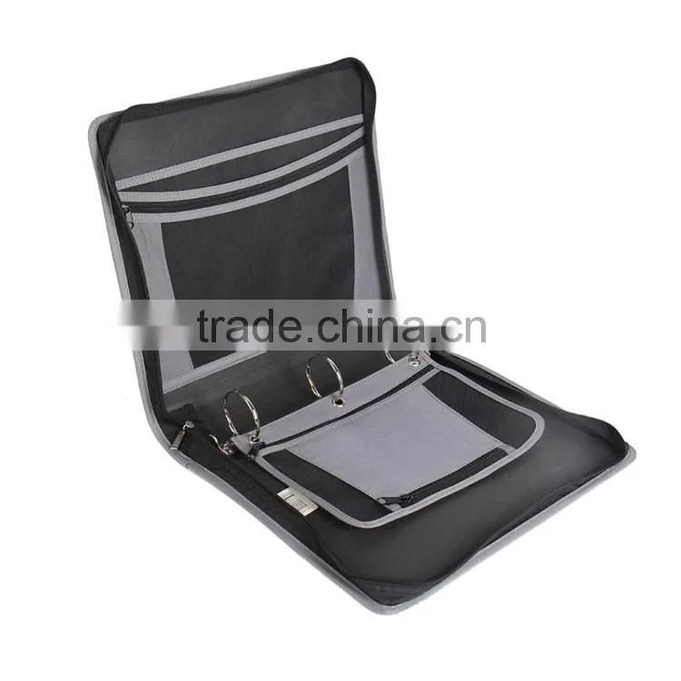 Hot Selling Custom 3 Ring Zipper Binder ,A5 3 Ring Binder
