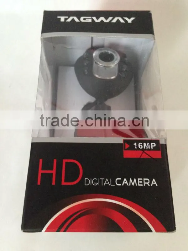 USB 2.0 clip-on computer/ laptop webcam with led lights