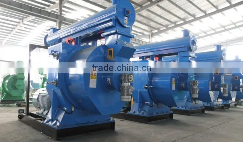 Dry biomass fuel disc pelletizer ring die granule machine