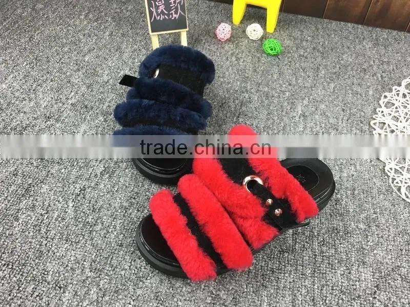 warm winter slipper, high quality fur slipper, comfortable indoor slipper