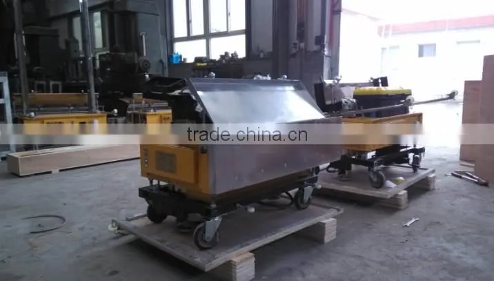 Automatic wall cement plastering equipment for 5m