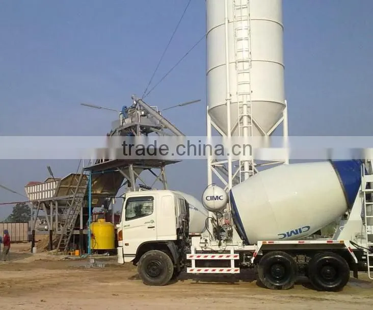 YHZS35 Mini Mobile Concrete Bacthing Plant for Sale