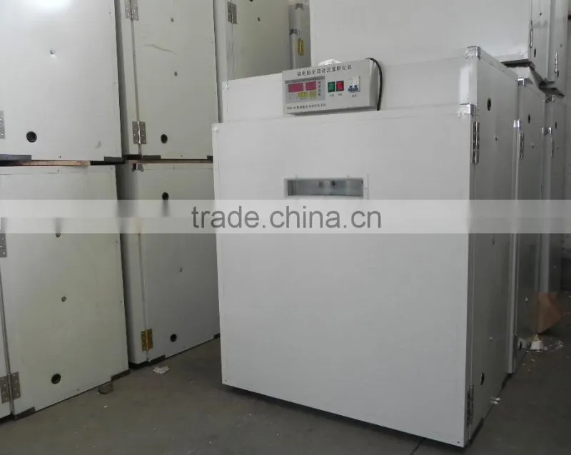 High hatching rate 440 chicken eggs fully automatic incubator with CE supported