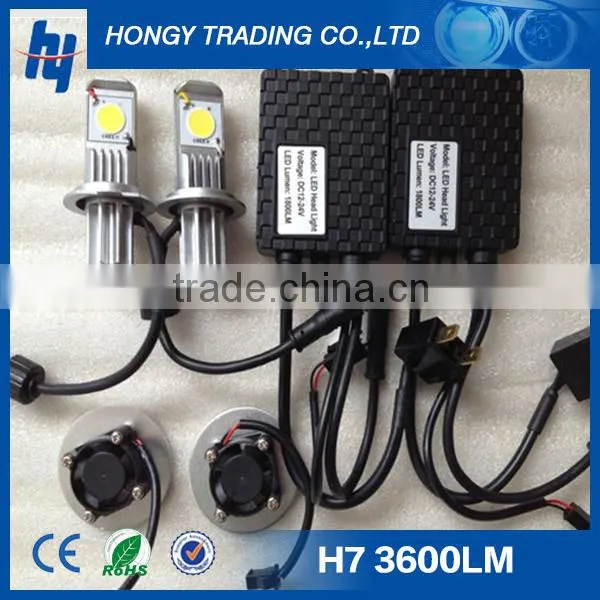 h4/h7 high lumen led fog headlight 1800lm