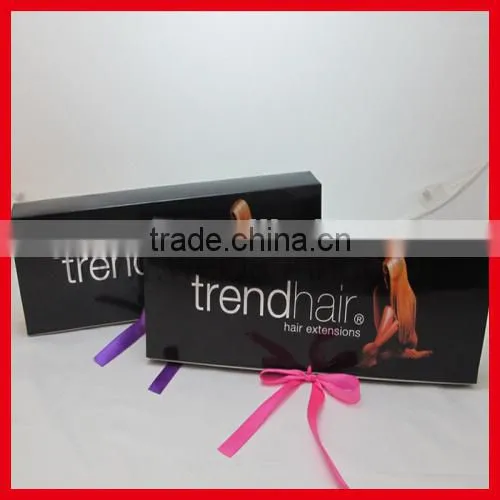 Delicate Custom Virgin Hair Extension Packaging Boxes