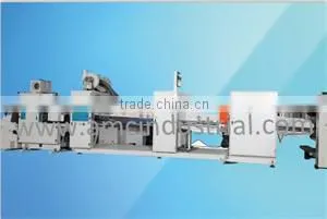 GMFG Flexo Printer Slotter Die-cutter with Folder gluer in line