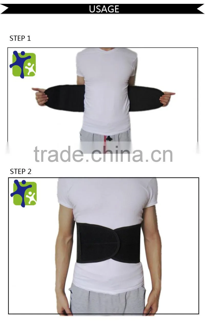 Lumbar back for workers, heavy duty back support with suspenders