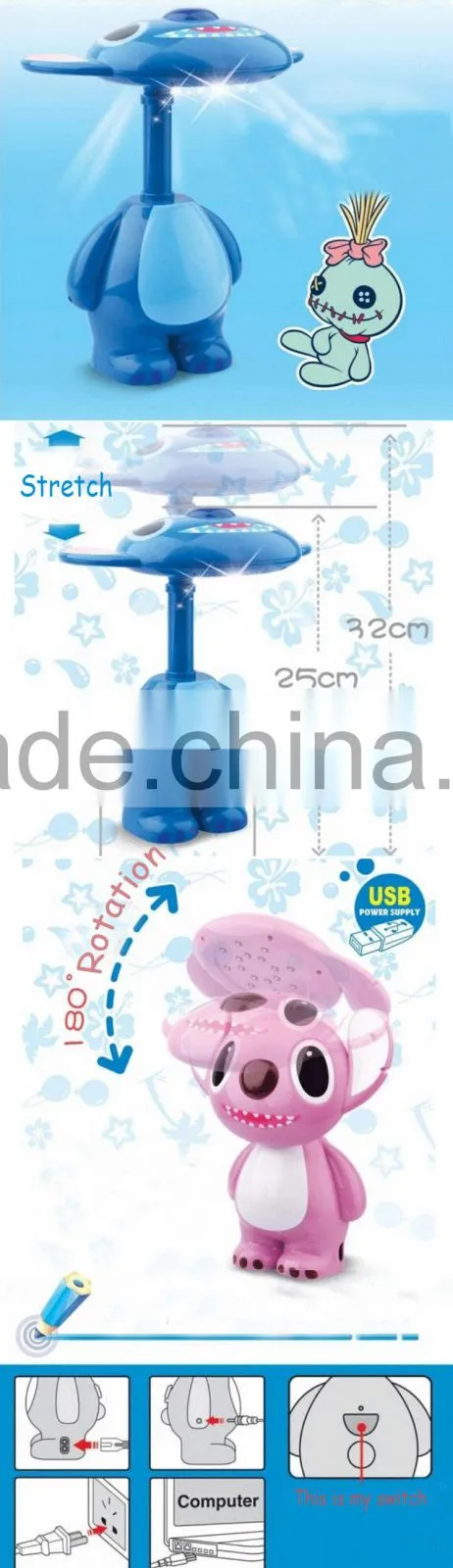 Promotion product led eye protection desk lamp of China