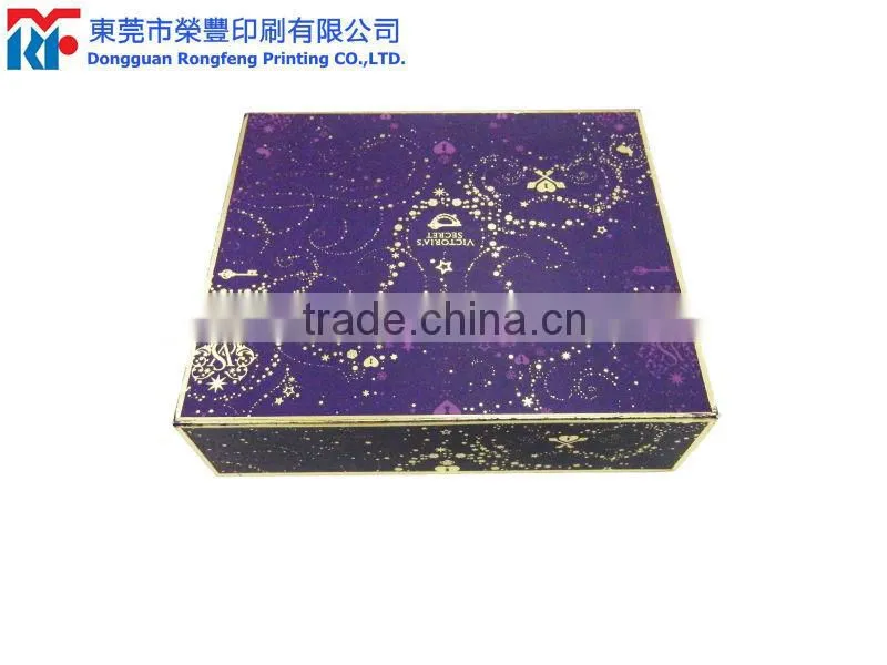 Simple design see through folding box