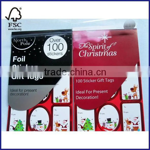 Professional Manufacturer Supply Gift Tags Stickers