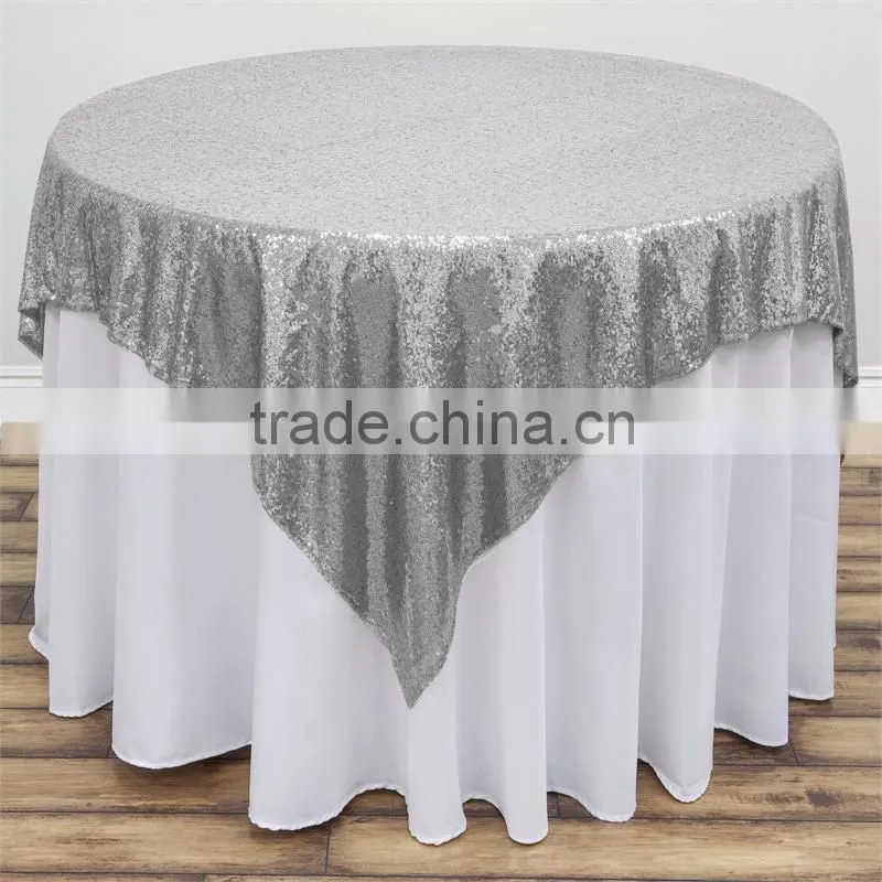 3MM Sequin Fabric Square Table Overlay