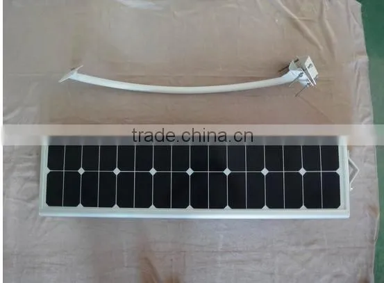 2016 New products all in one solar street light 15w-100 w solar intergrated lighting with sensor