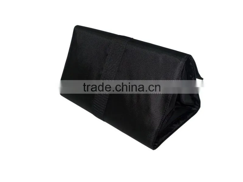 2016 new promotion folded mesh travel polyester wash bag toiletry bag for unisex.