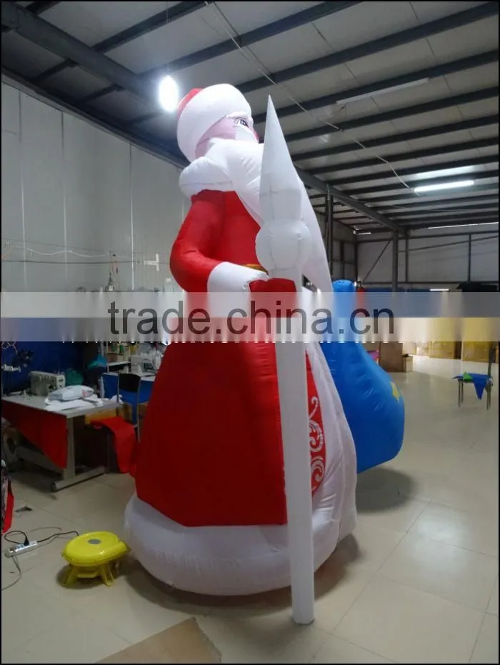 Newest Inflatable Western Christmas Decorations Santa