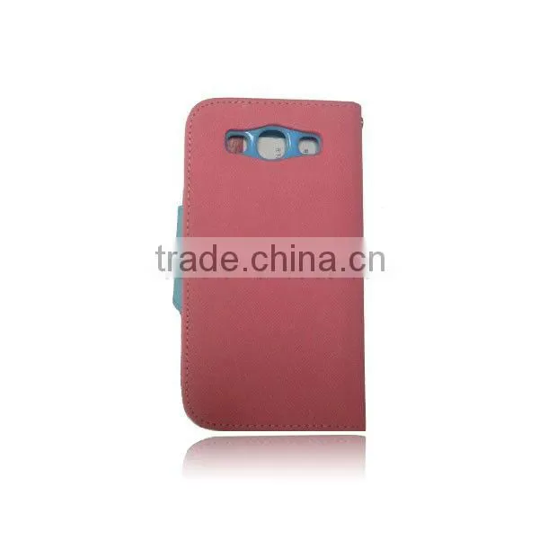 Candy color folio leather case for Pantech SKY Vega IM-A810K