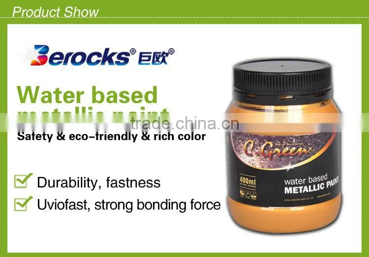 Water based washable Metallic Paint/metal paint with OEM/private label acrylic paint