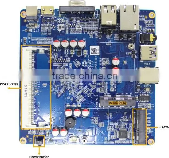 Nano ITX Motherboard with Celeron Celeron N2807 onboard