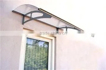 solid polycarbonate awning canopies,pc sheets,polycarbonate rain awning