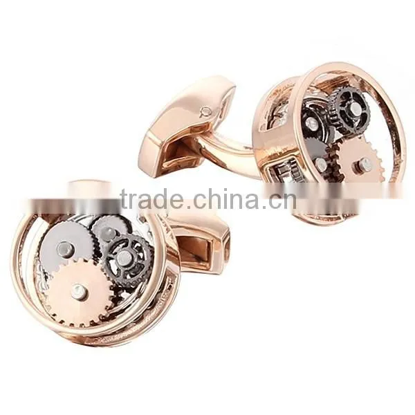 2016 Modern Style Watch Shape Metal Cufflinks For Men