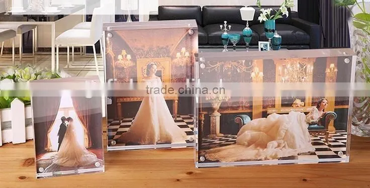 4x6 acrylic magnetic photo frame