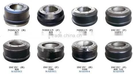 FV517 FUSO 6D22 6D24 mixer drumper truck brake auto parts brake drum