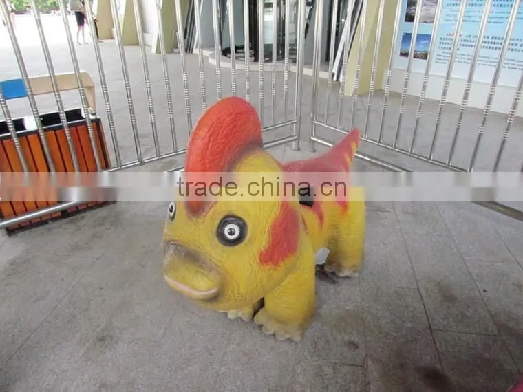 Making Cartoon dinosaur ride toy for mall