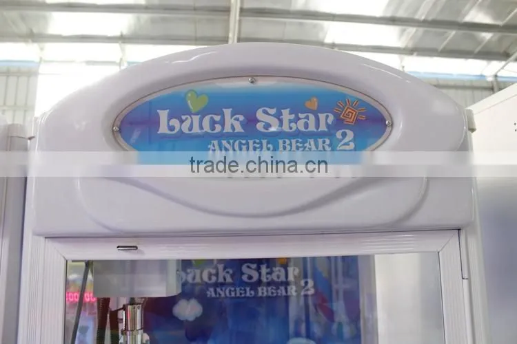 LSJQ-756 Diamond graphics crane claw machine plush crane toy vending machine for sale mini crane game