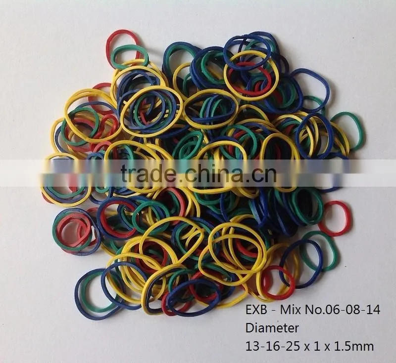 European top selling DIY small elastic Loom rubber bands - Fashion rubber band newest design colorful