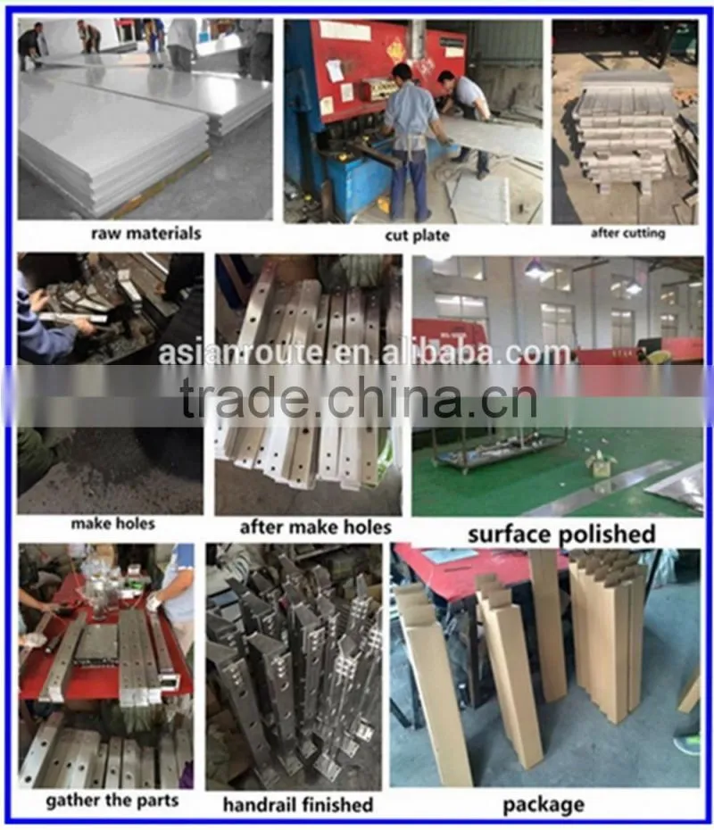 Stainless steel railing balustrade/stainless steel baluster stair post