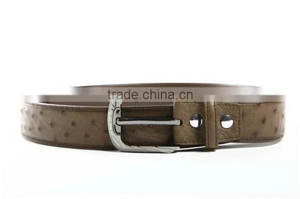 2013 Fashion Belt Genuine Leather Men Belts Luxury Ostrich Skin Belt