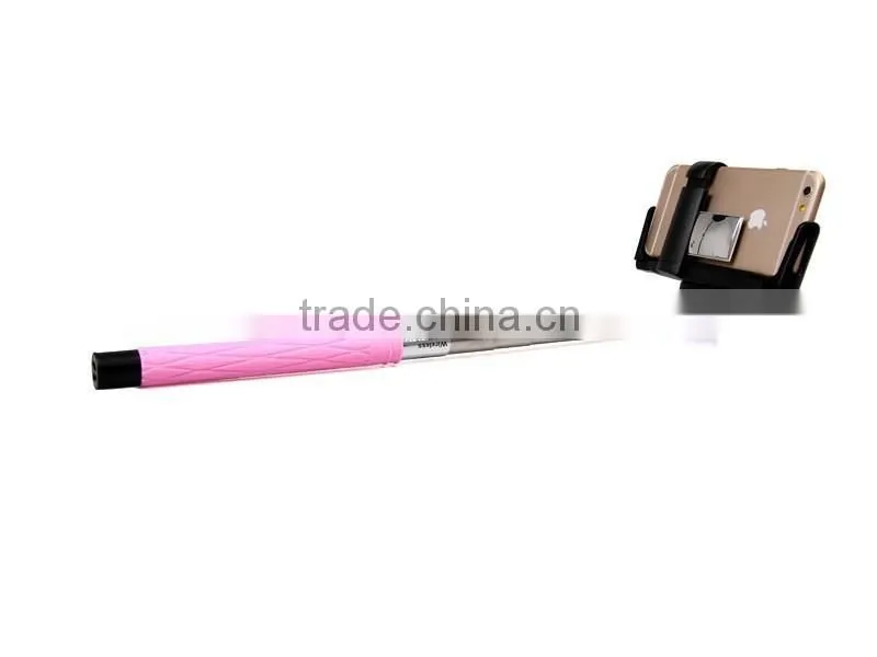 2015 Hot Product Extendable Wireless Bluetooth Selfie Stick D09 Universal Monopod with Mirror