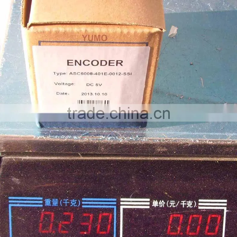 YUMO ASC6008 24VDC 12 digit Absolute rotary, magnetic rotary encoder