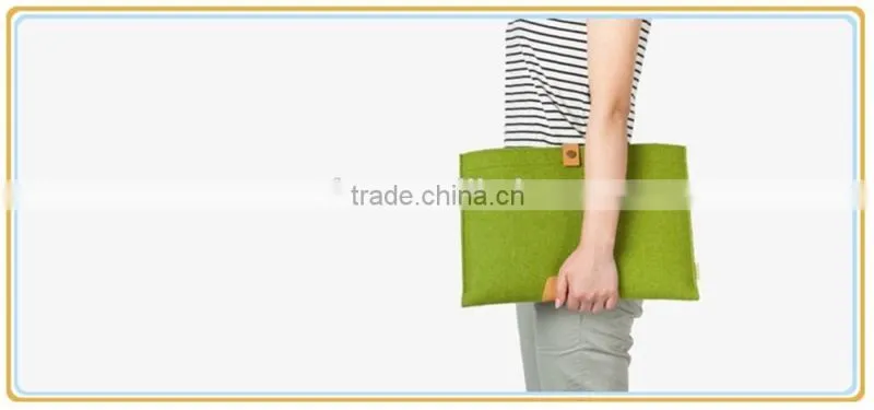 Hot Felt Protective Bag Laptop Sleeve Case For Macbook Laptop Air /Pro / Retina, 11.6",13.3"15.4"