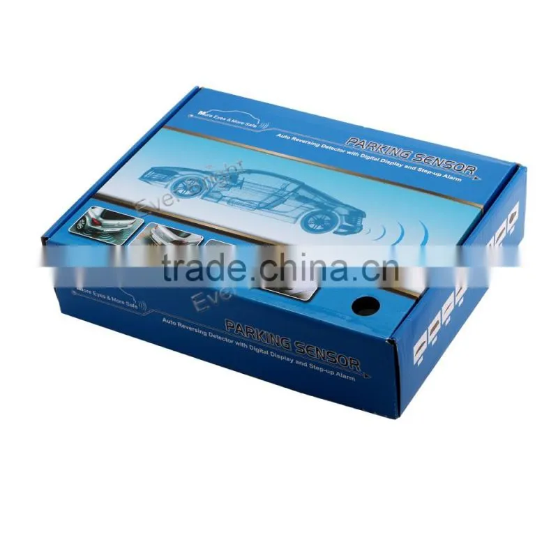 4 Sensors Buzzer Drill Hole Saw 22mm Car Parking Sensor Kit Reverse Radar Sound Alert Indicator System