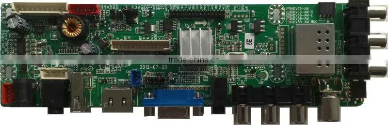 LCD TV Mainboard Can Reappear Real World Image Color And Sound