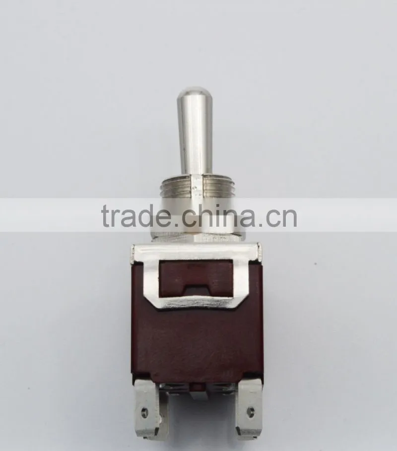 new design toggle switch on -off -on 6 solder pins toggle type