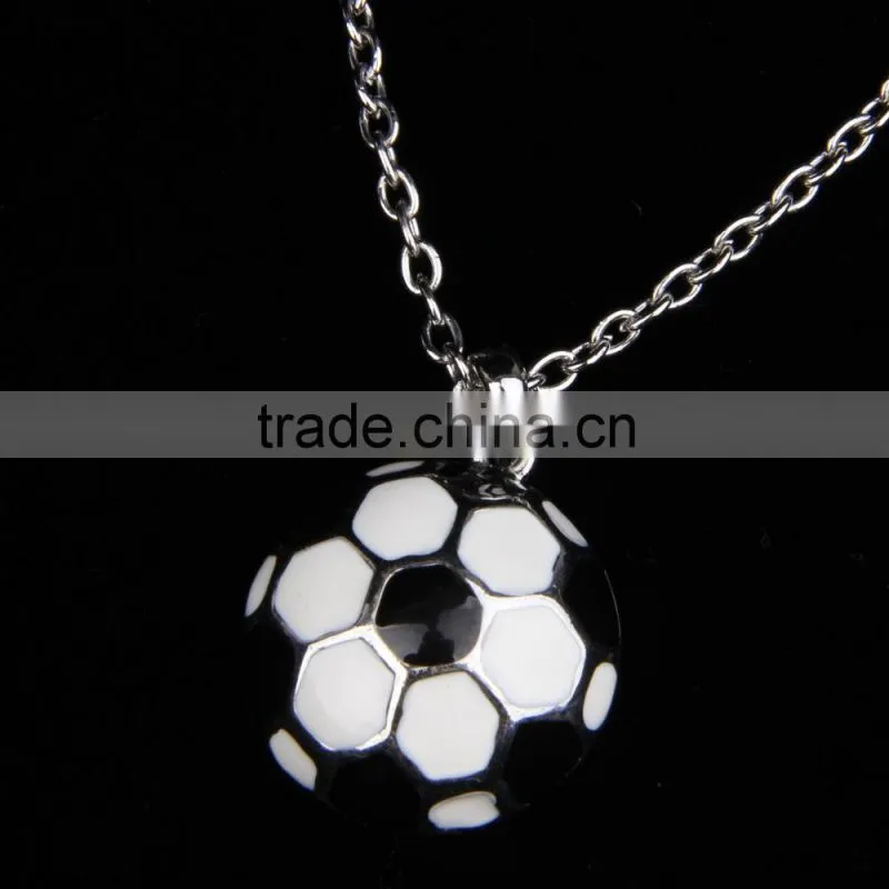 LCL-J3582 enamel soccer baseball volleyball basketball Fashion Necklace
