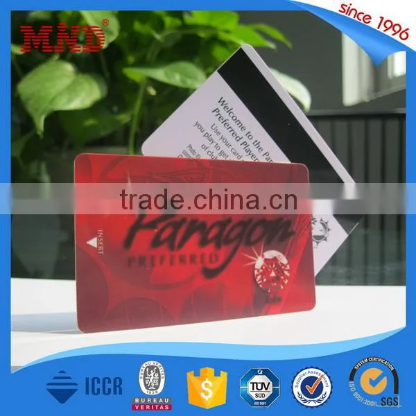 MDP165 Free Samples!Offset Printing Programmable Plastic Card with Magnetic Stripe