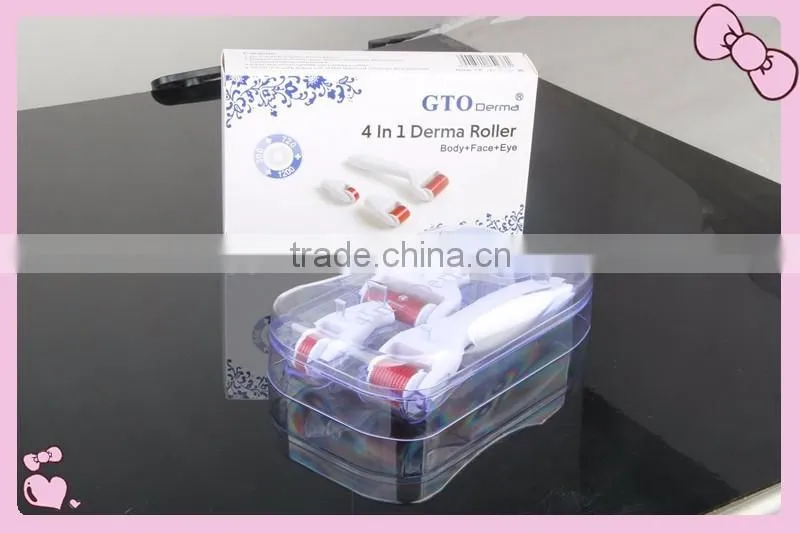 2017 newest 4 in 1 microneedle therapy sKin care derma roller