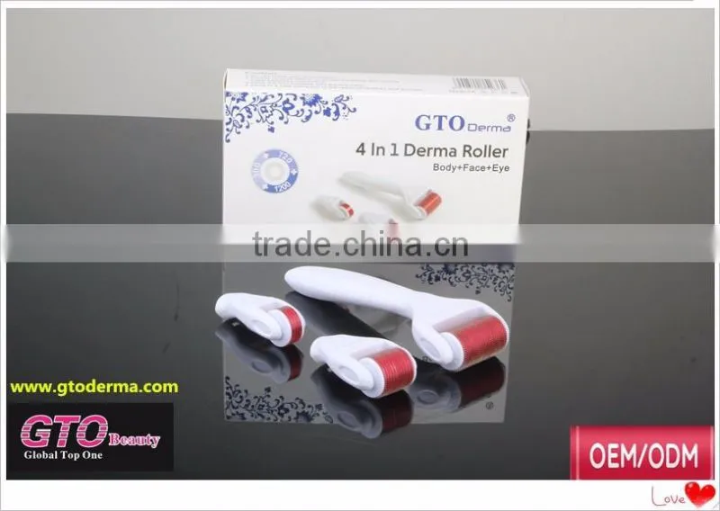 Factory Direct Supply Newest GTO Brand 4 in 1 Derma Roller